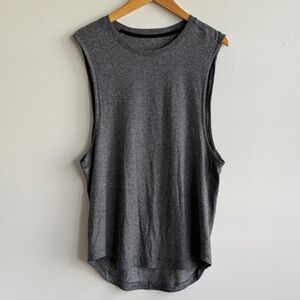 Lululemon Drysense Tank Medium Grey Sleeveless Athletic Top